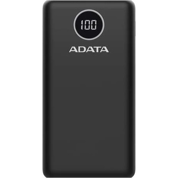 ADATA Външна батерия adata p20000 quick charge, Черен цвят (adata p20000 quick charge blk)