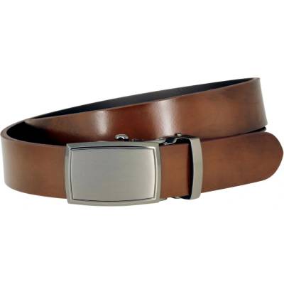 Lindenmann Pánský kožený opasek Lindenmann 21005075 hnědý