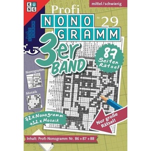Profi-Nonogramm 3er-Band Nr. 29 | Conceptis Puzzles (ISBN: 9783905573916)