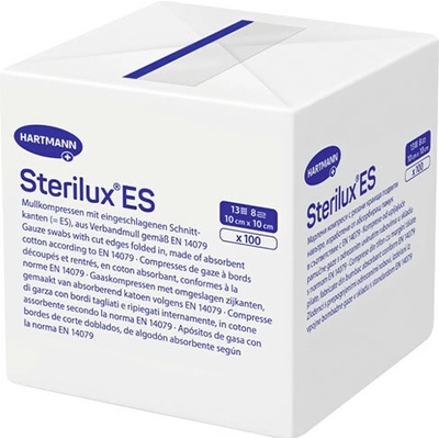 Sterilux ES nesterilný kompres 10 x 10 cm 100 ks