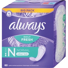 Always Dailies Fresh & Protect Normal s jemnou vôňou 60 ks
