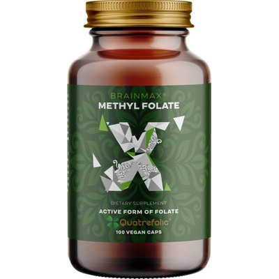 BrainMax Methyl Folate 100 kapslí