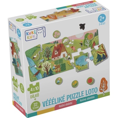 KukiKuk Véééliké loto Roční období