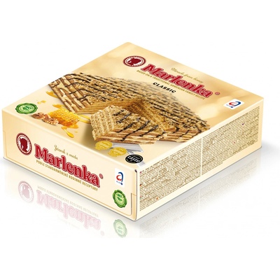 Marlenka medový dort s vlašskými ořechy 800 g – Zboží Dáma