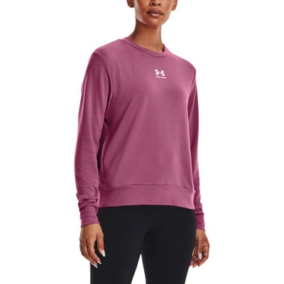 Under Armour Rival Terry Crew W pink