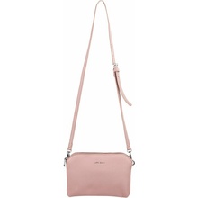 ANGIE dámska crossbody koženková kabelka Svetlo ružová