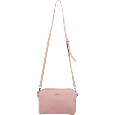 ANGIE dámska crossbody koženková kabelka Svetlo ružová