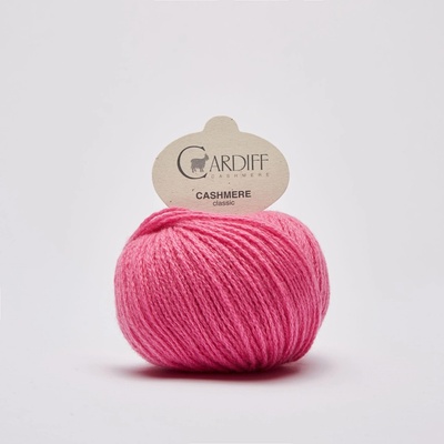 CASHMERE CLASSIC Cardiff Cashmere Farby CASHMERE: 662 žuvačková ružová