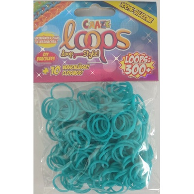 Gumičky Loom azurové 300 ks