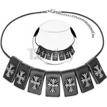 Image 1 of Talitha Кожено колие Хералдически кръст