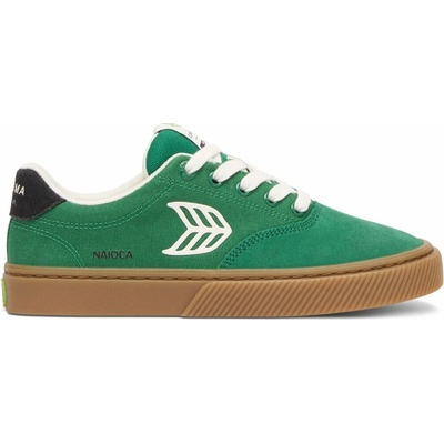 Cariuma Naioca PRO Stripe Suede and Canvas Lush Green