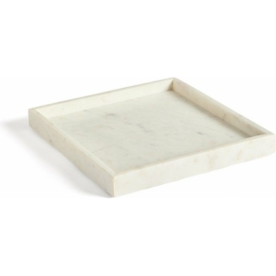 Kave Home Mramorová dekoratívna tácka 35x35 cm Serela