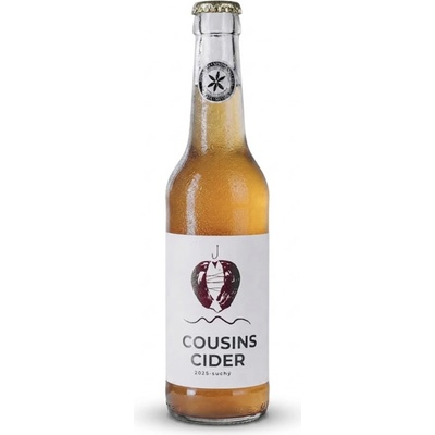 Cousins Cider Originál 2025 Suchý 4,8% 0,33 l (holá láhev) – Zboží Dáma