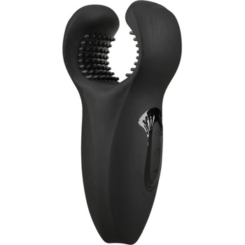 Rebel - вибриращ накрайник с движеща се ръка (черен)