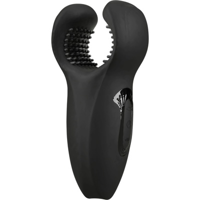 Rebel - вибриращ накрайник с движеща се ръка (черен)