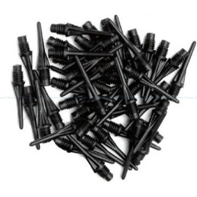 Harrows Micro soft plastové čierne 100 ks/bal závit 2BA