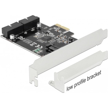 Delock Delock PCI Express карта към 2 x вътрешни USB 3.0 щифтови конектора (90387)