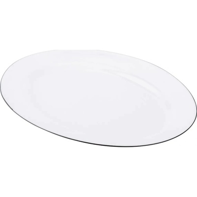 Sklenený servírovací tanier 30x22 cm na servírovanie oválna Altom Design Solen Line