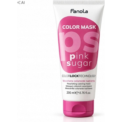 Fanola Color Mask barevné masky Pink Sugar růžová 200 ml