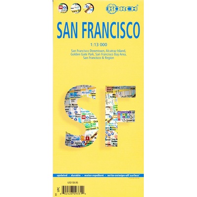 plán San Francisco 1:13 t. laminovaný