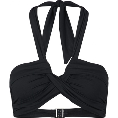 Seafolly Дамско бикини горнище Seafolly Women's Collective Halter Bandeau Bikini top - Black - размер 40 (EU) (150-2106-0215)