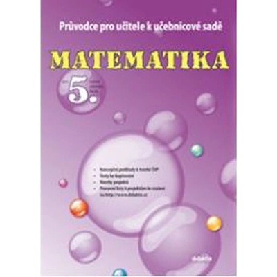 Matematika 5 ročník průvodce pro učitele Didaktis