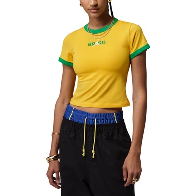 Jordan Jordan Brazil T Short Women žltá