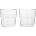 Ferm Living Boya Low чаши, 300 ml, прозрачни, 2 бр (1104272029)