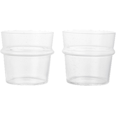 Ferm Living Boya Low чаши, 300 ml, прозрачни, 2 бр (1104272029)