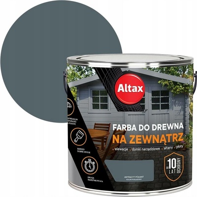Altax barva na dřevo venkovní 2,5L antracit polomatná