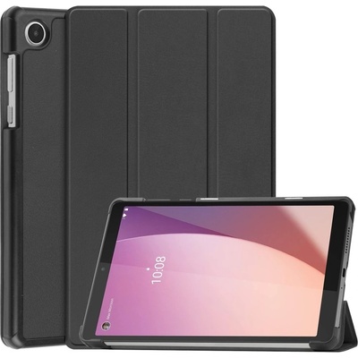 Vsetkonamobil 56029 LEATHER Zaklápací obal pre Lenovo Tab M8 4. generácia 4th gen čierny