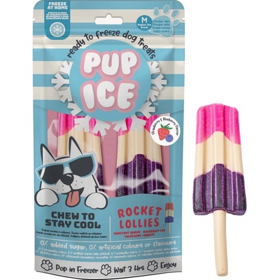 Pup Ice chladiaca s jahodou a čučoriedkou 2ks 90 g