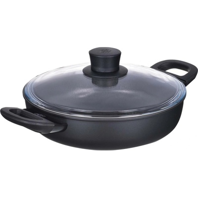 Ballarini Avola Deep 2H 28 cm Černá nepřilnavá pánev s poklicí