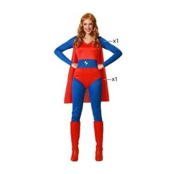 BigBuy Carnival Маскировъчен костюм за възрастни Супергерой Дама Размер xs/s