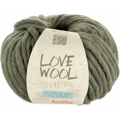 Katia Love Wool 127 olivová zelená