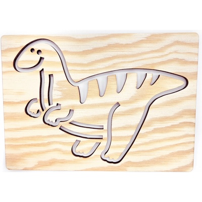 Libelula Šablóna na kreslenie Dinosauri Eoraptor Malý