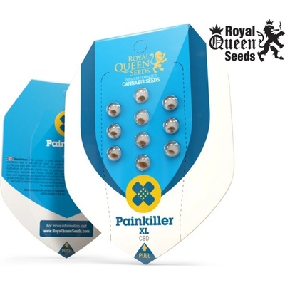 Royal Queen Seeds PainKiller XL CBD semienka neobsahujú THC 10 ks