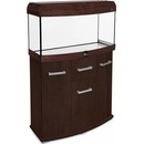 Diversa Solid LED akvarijní set vypouklý wenge 112 l
