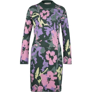 DEDICATED Дамска рокля Dedicated Women's Dress Lo Pepita Cats Dress - Warped Flowers (134-1237-0314)