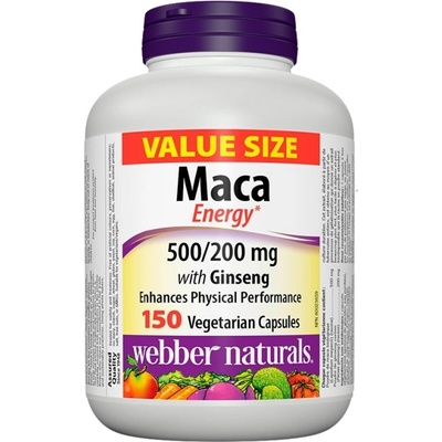 Webber Naturals Maca Energy with Ginseng [150 капсули]