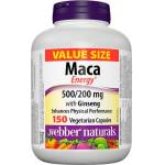 Webber Naturals Maca Energy with Ginseng [150 капсули]