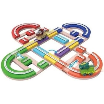 Bavytoy Autodráha Variabilní posuvná dráha s dinosaury