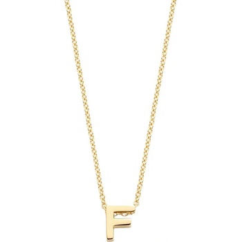 Blush Златно дамско колие с буква Blush 3155YGO_F (3155YGO_F)