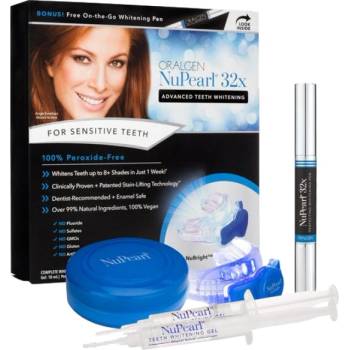 Image 1 of Oralgen NuPearl 32x Advanced Teeth Whitening System + Bonus Whitening Pen - Система за избелване на зъби + Бонус [10 + 2.5 мл]