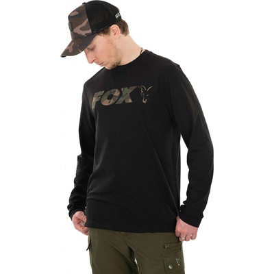 Fox Long Sleeve Black Camo T-Shirt – Zboží Mobilmania