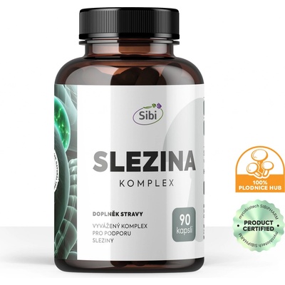 Sibi Slezina komplex houbové extrakty 470 mg 90 kapslí