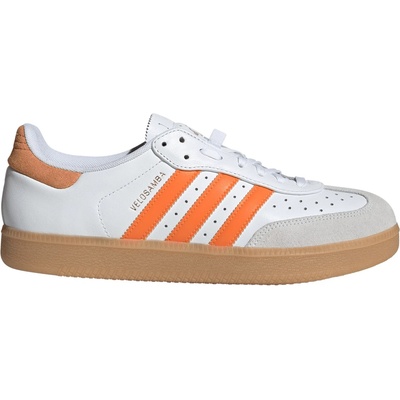 adidas Мъжки обувки за планинско колоездене adidas Velosamba Leather Cycling shoes - FTWR White / Pure Orange / Gold Met. - размер 12, 5 (UK) (036-1065-1031)