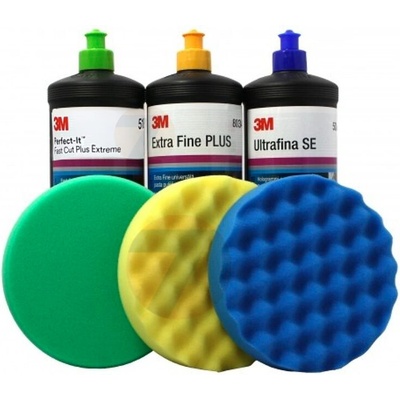 3M Zvýhodněný leštící set 3+3