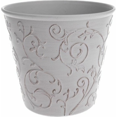 Casa de Engel Кашпо калъф - Еко пластмаса, бял флорален, 0/48 Casa de Engel | Lilav | Home | UNI