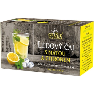 GREŠÍK Ľadový čaj s mätou a citrónom 30 g